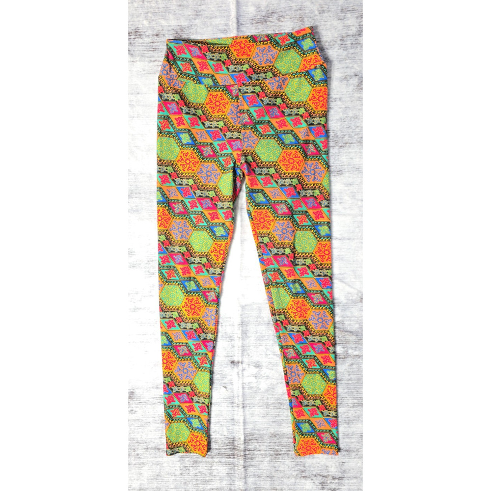 Lularoe - Kids L/XL Leggings - Multi Color Pattern - Sizes 8 - 14 A0038